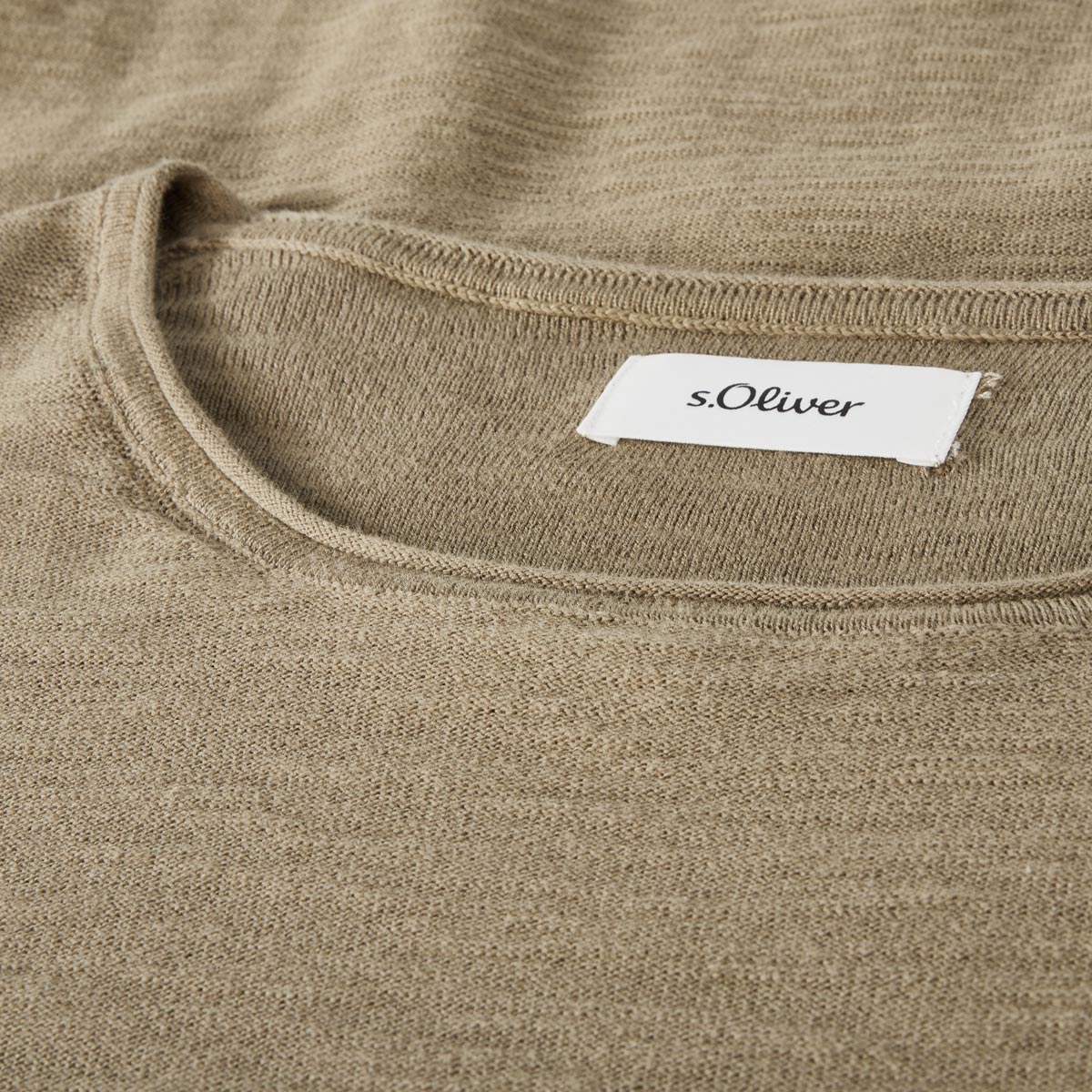 s.Oliver Pullover mit Struktur grün