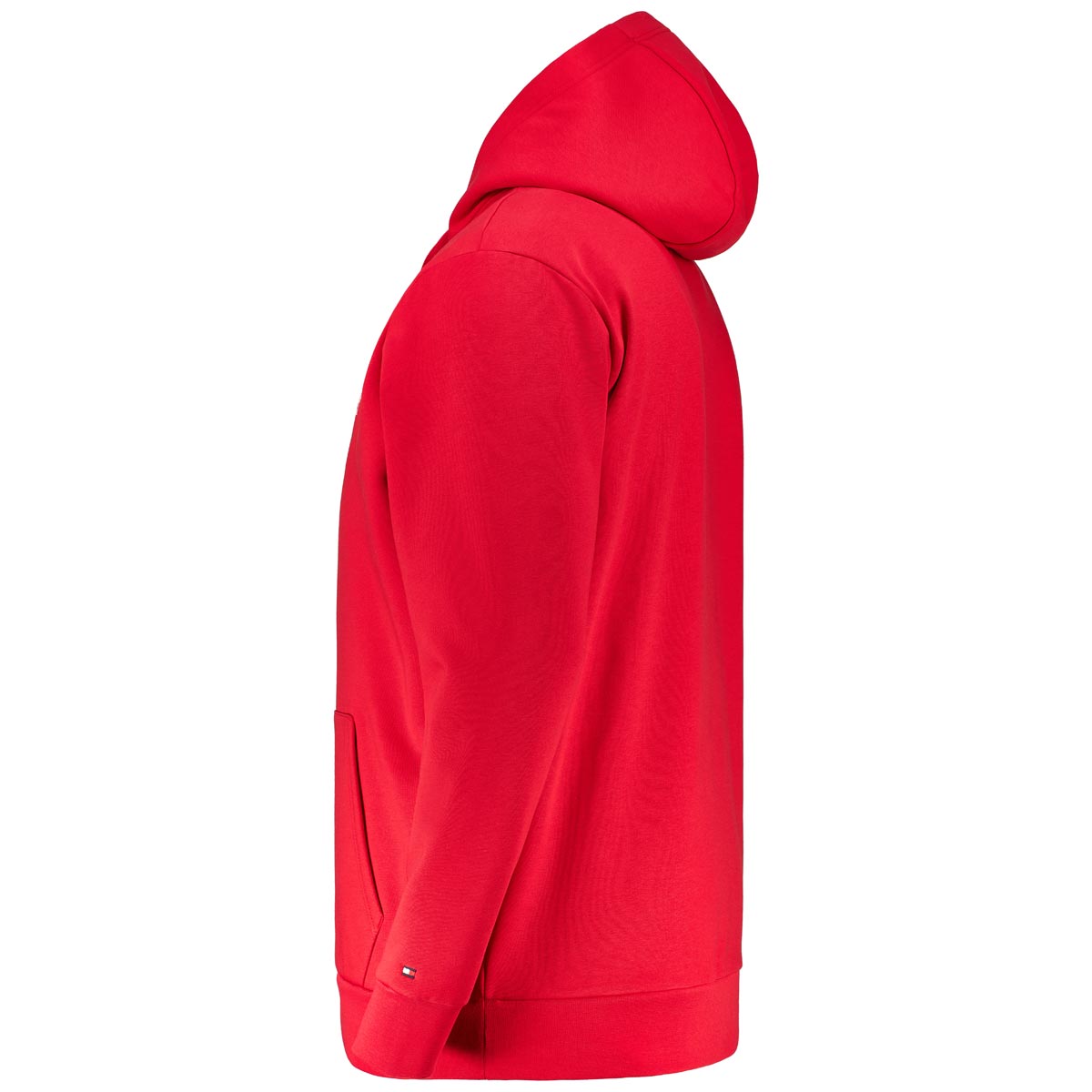 Tommy Hilfiger Hoodie mit Label-Print rot