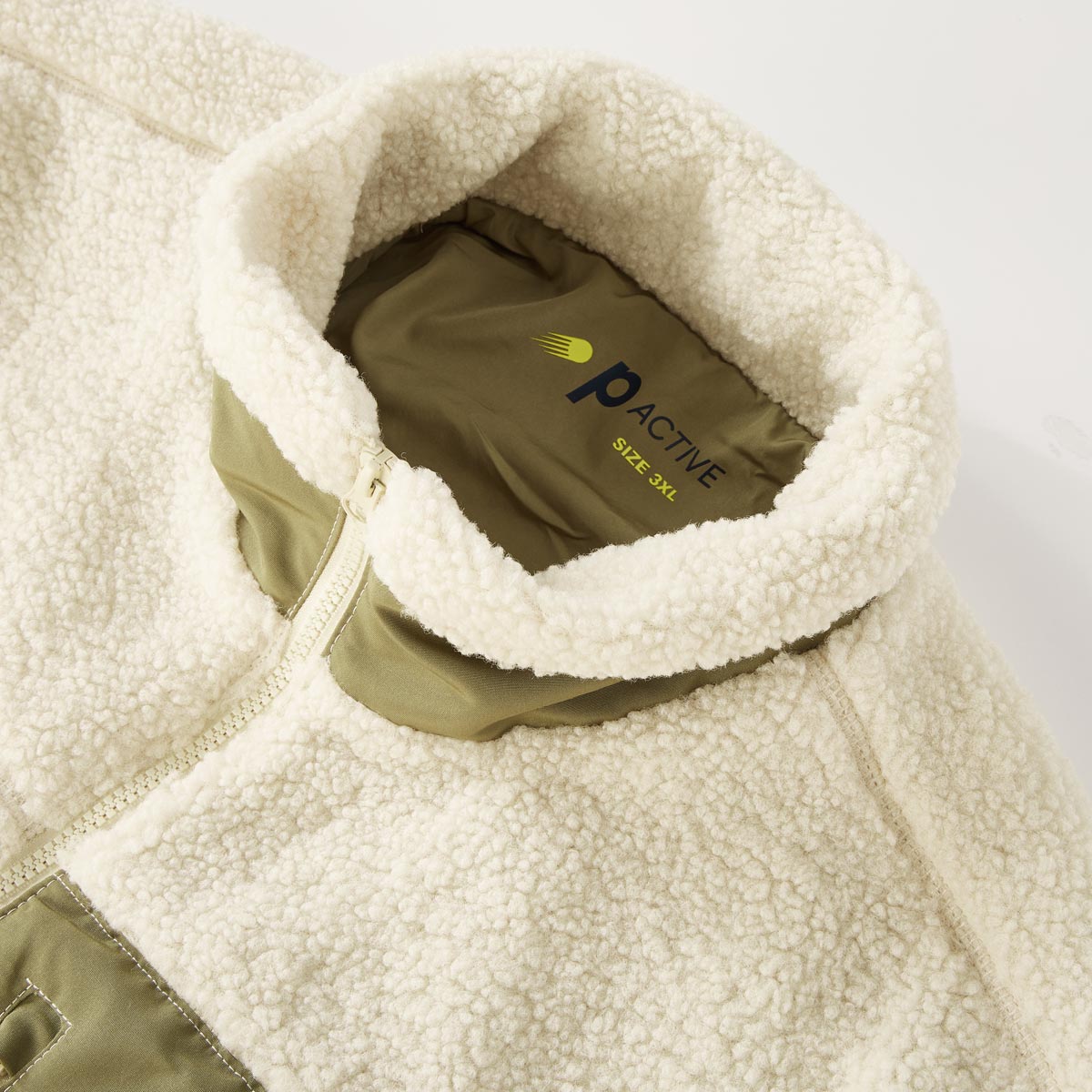 Pfundskerl Sherpa-Fleecejacke cremeweiß