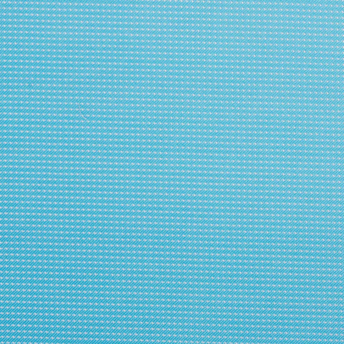 Seidenfalter Einstecktuch aus Seide, gepunktet türkis