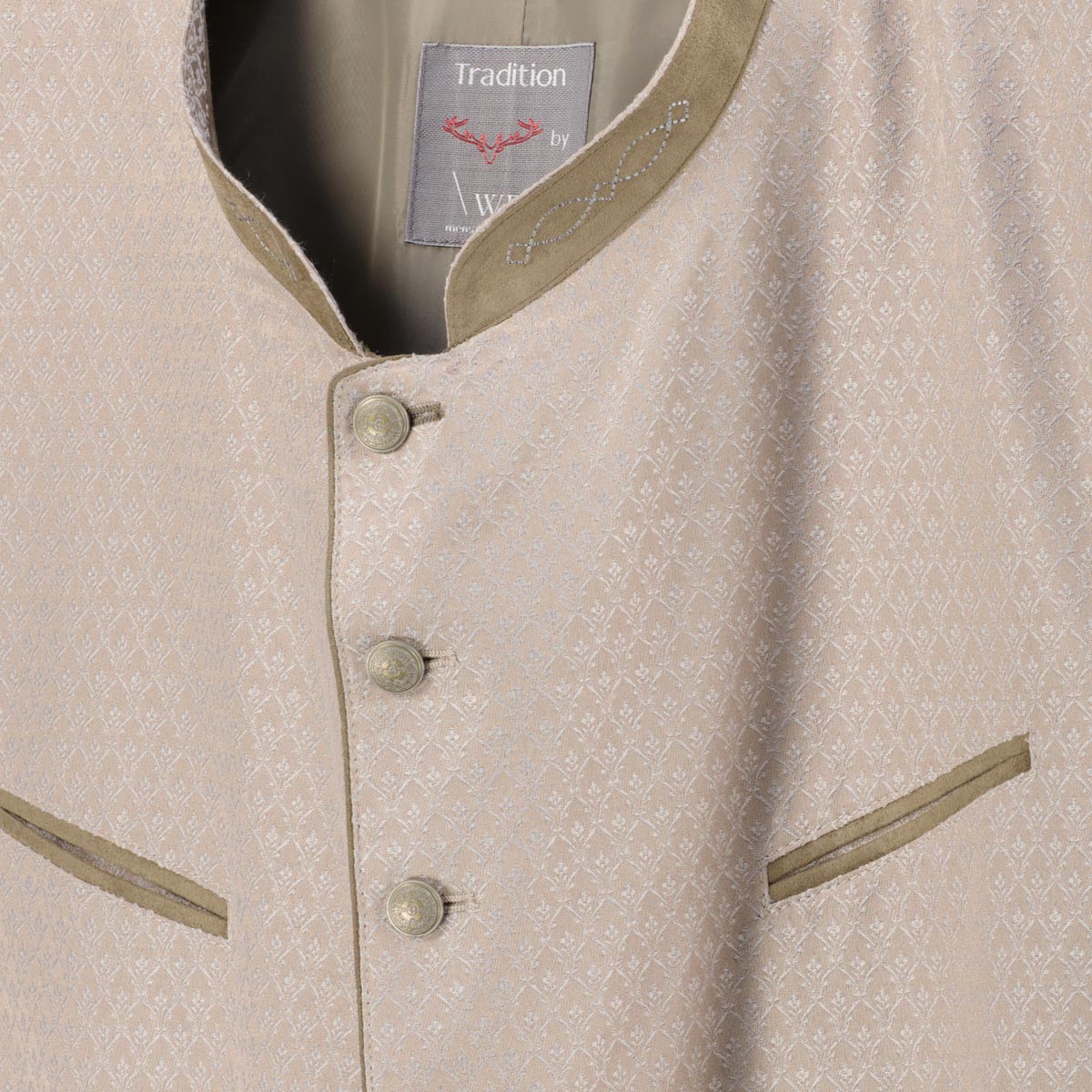 Weis Trachtenweste beige