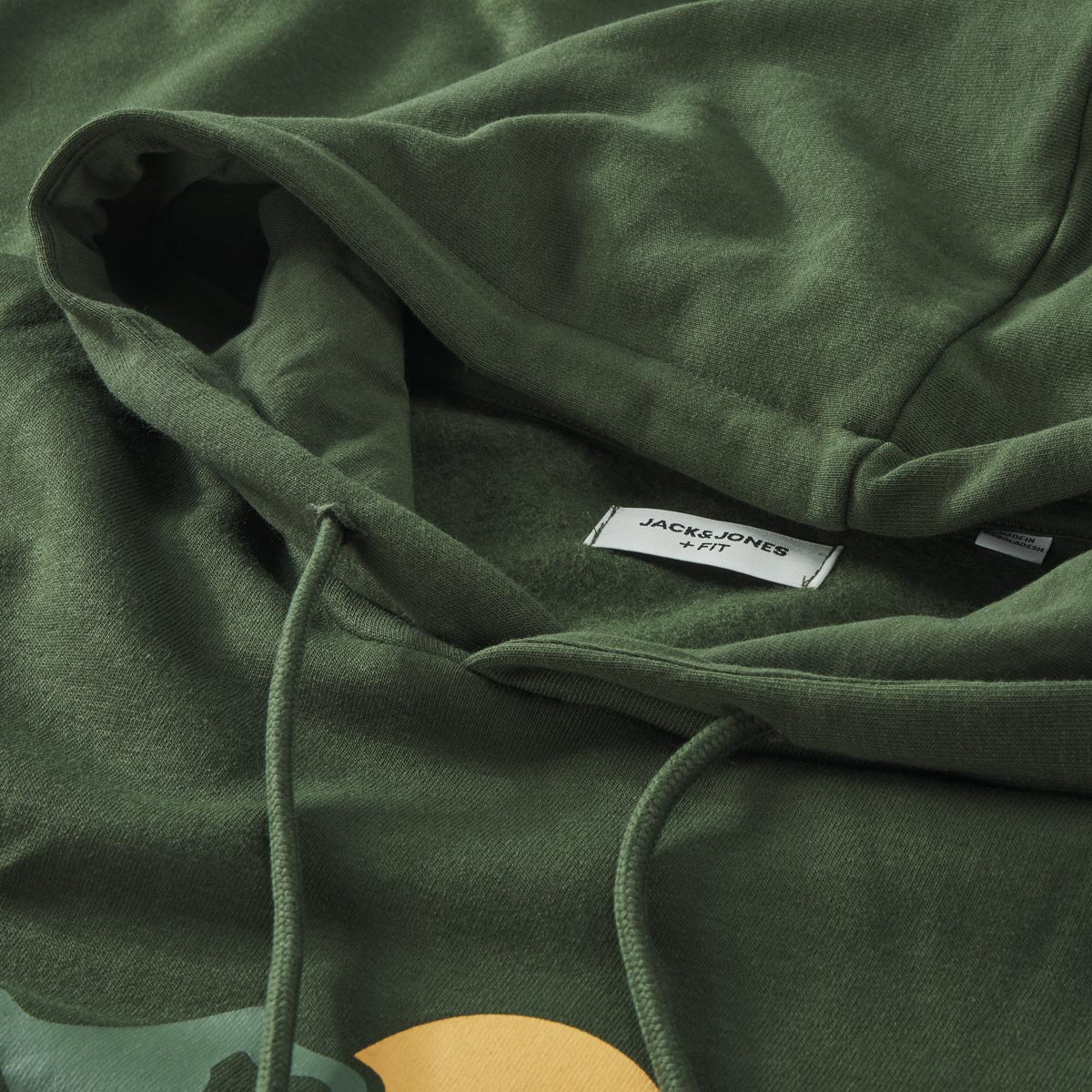 Jack&Jones Hoodie aus Baumwollmischung grün