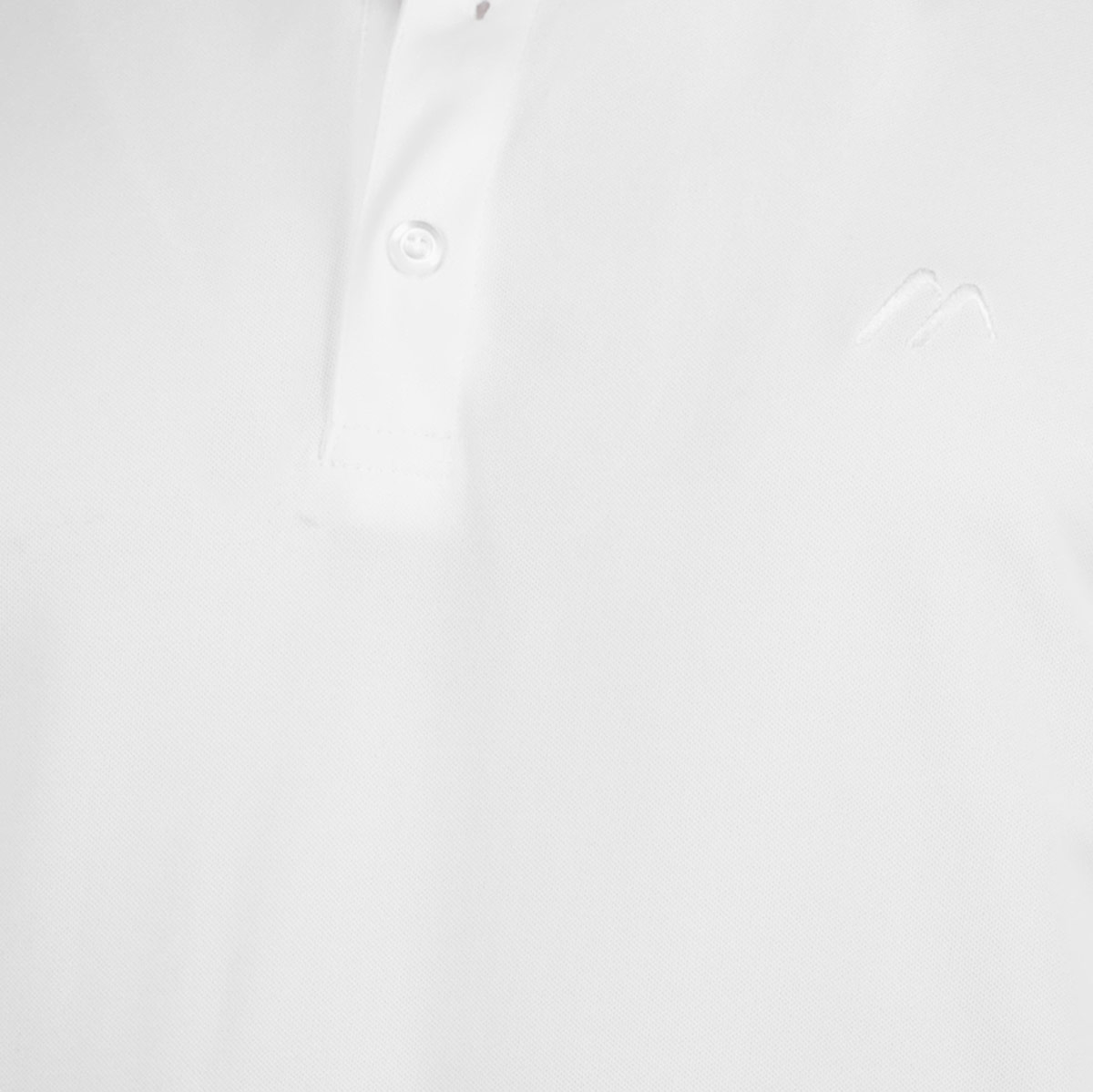 Maier Sports Funktions-Poloshirt, atmungsaktiv und schnelltrocknend weiß