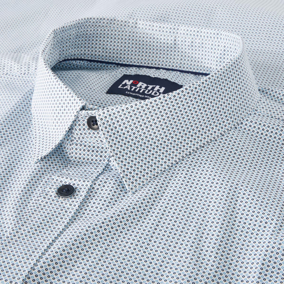 North Freizeithemd mit Stretch dunkelblau