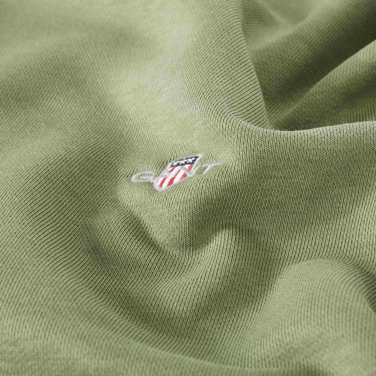 Gant Sweatshirt aus Baumwolle grün