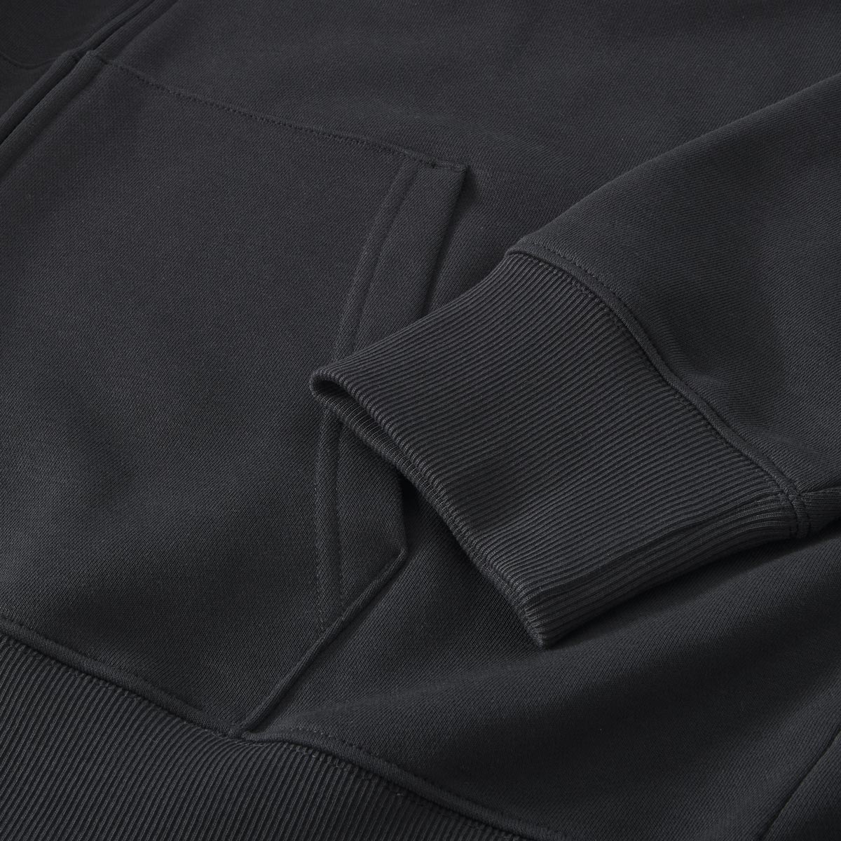 Gant Basic-Sweatjacke mit Stehkragen schwarz