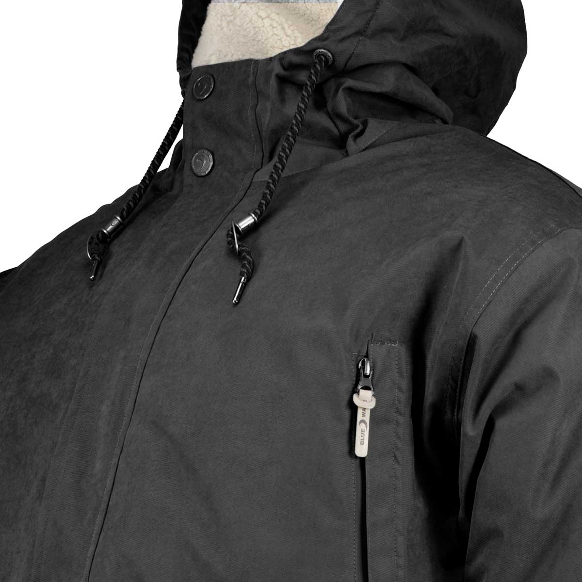 Blue Wave Funktionsparka, wind- und wasserdicht schwarz