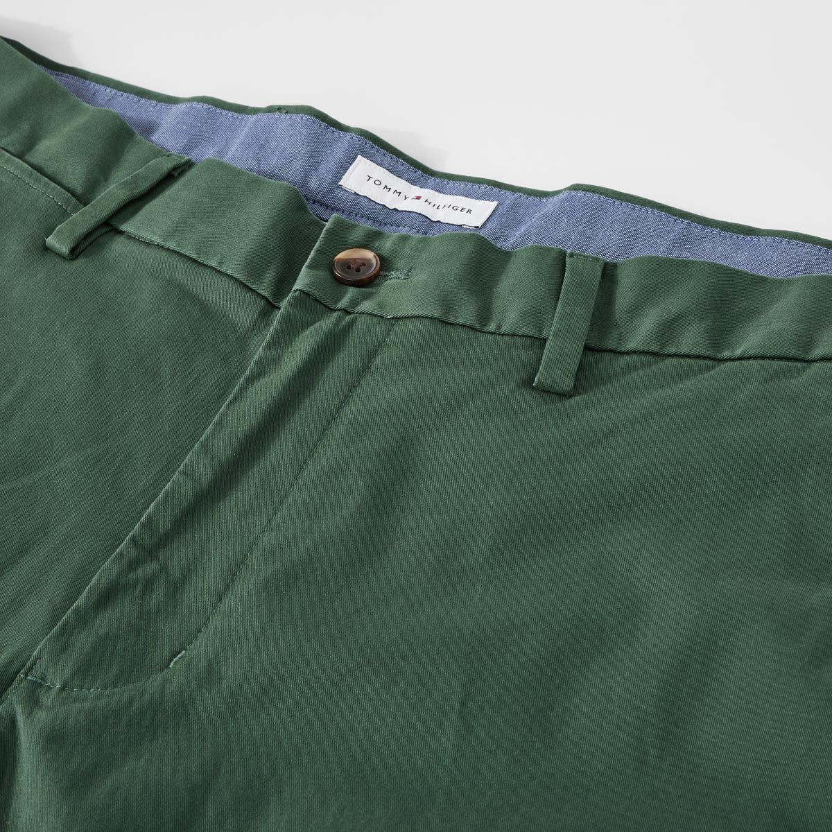 Tommy Hilfiger Stretch-Chinos "Denton", Regular Fit dunkelgrün