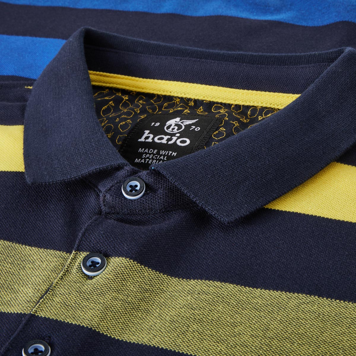 Hajo Poloshirt mit Elasthan marine