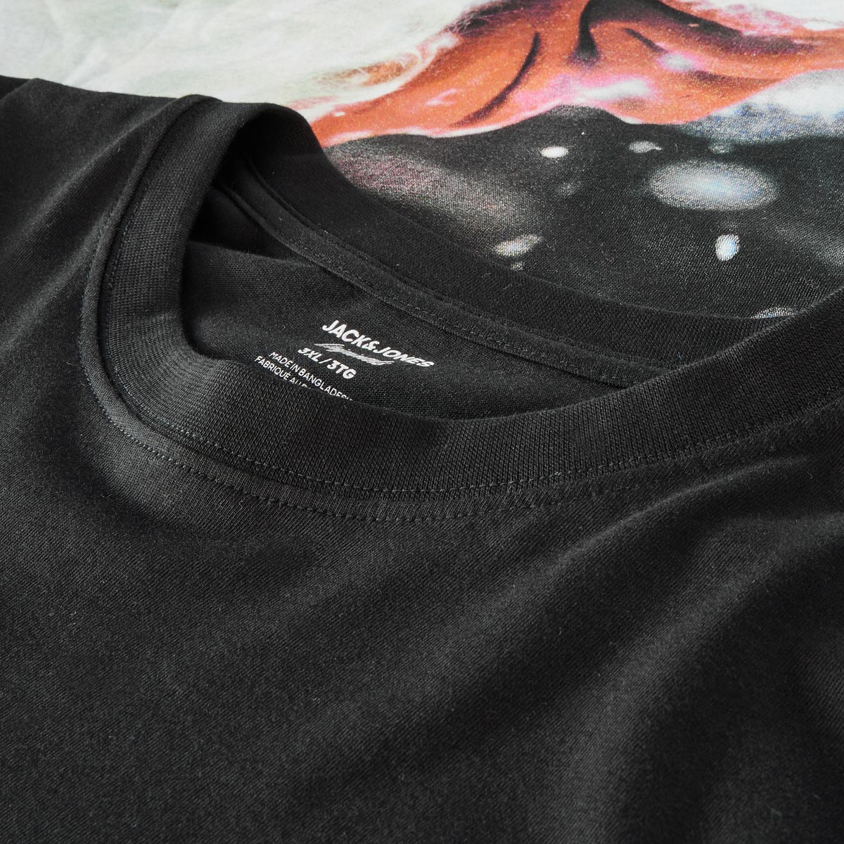 Jack&Jones T-Shirt aus Biobaumwolle schwarz