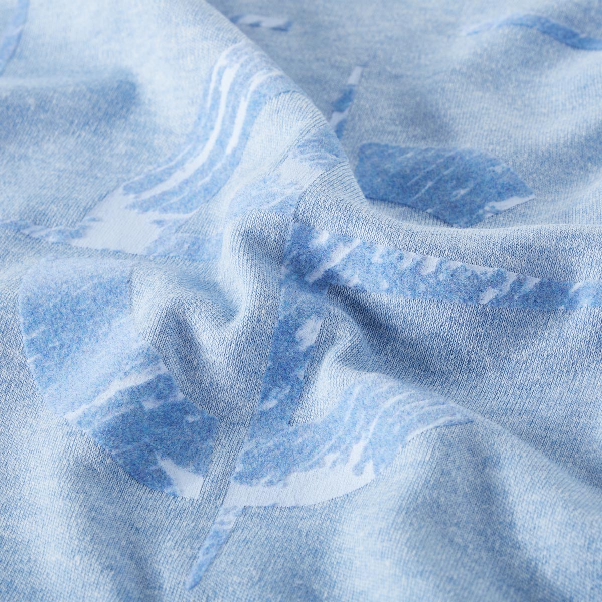 CASA MODA T-Shirt mit Label-Print hellblau