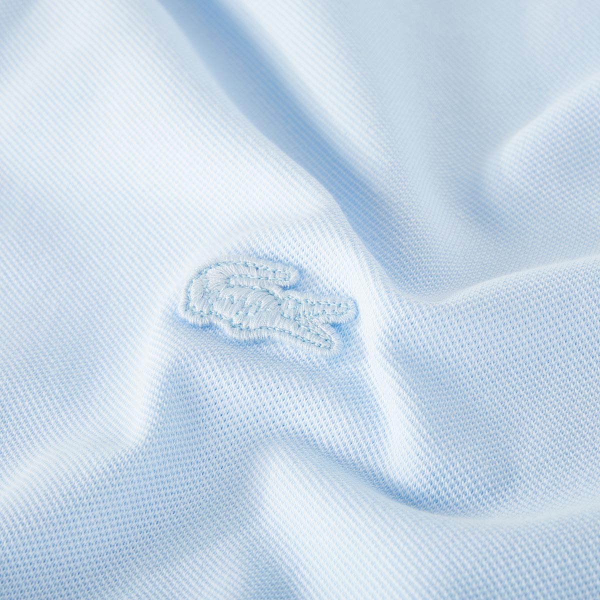 LACOSTE Poloshirt mit Elasthan lichtblau