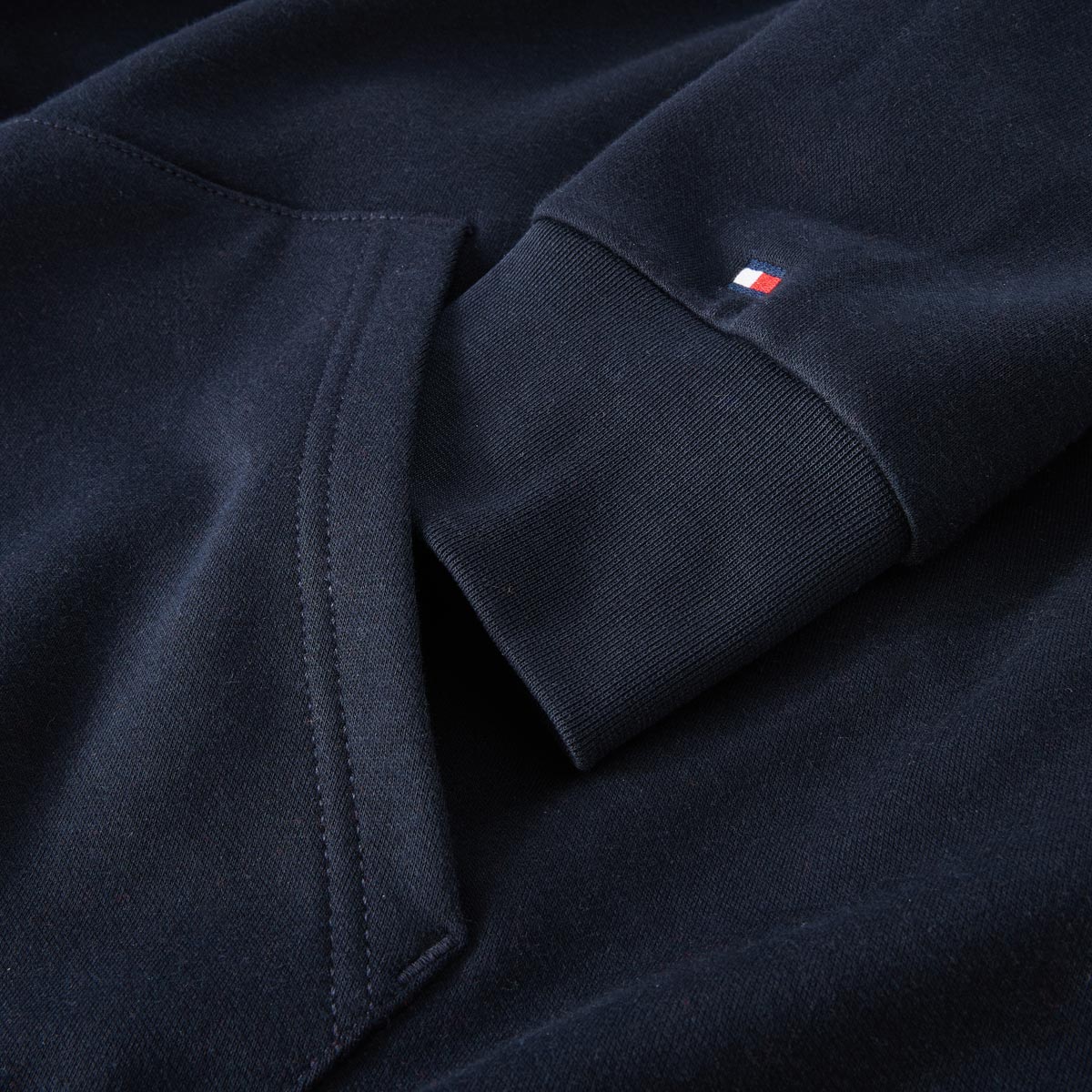 Tommy Hilfiger Hoodie mit Label-Print marine