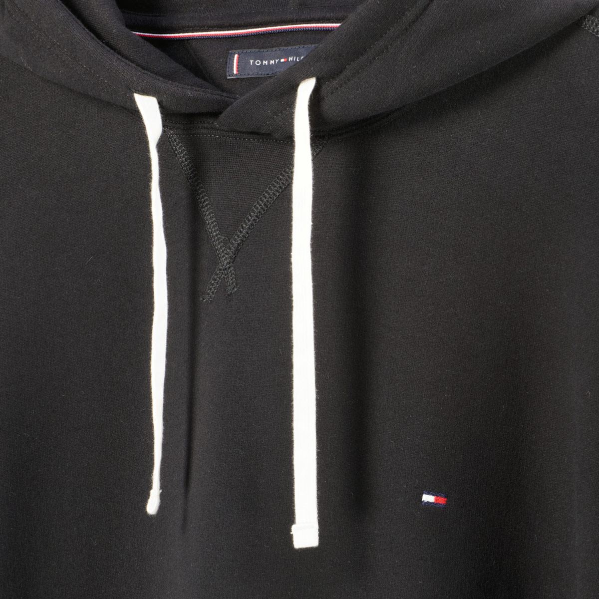 Tommy Hilfiger Sweatshirt aus Baumwolle schwarz
