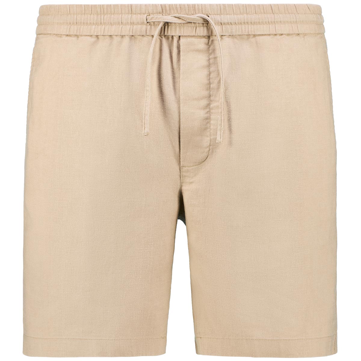 Chino-Shorts mit Leinen