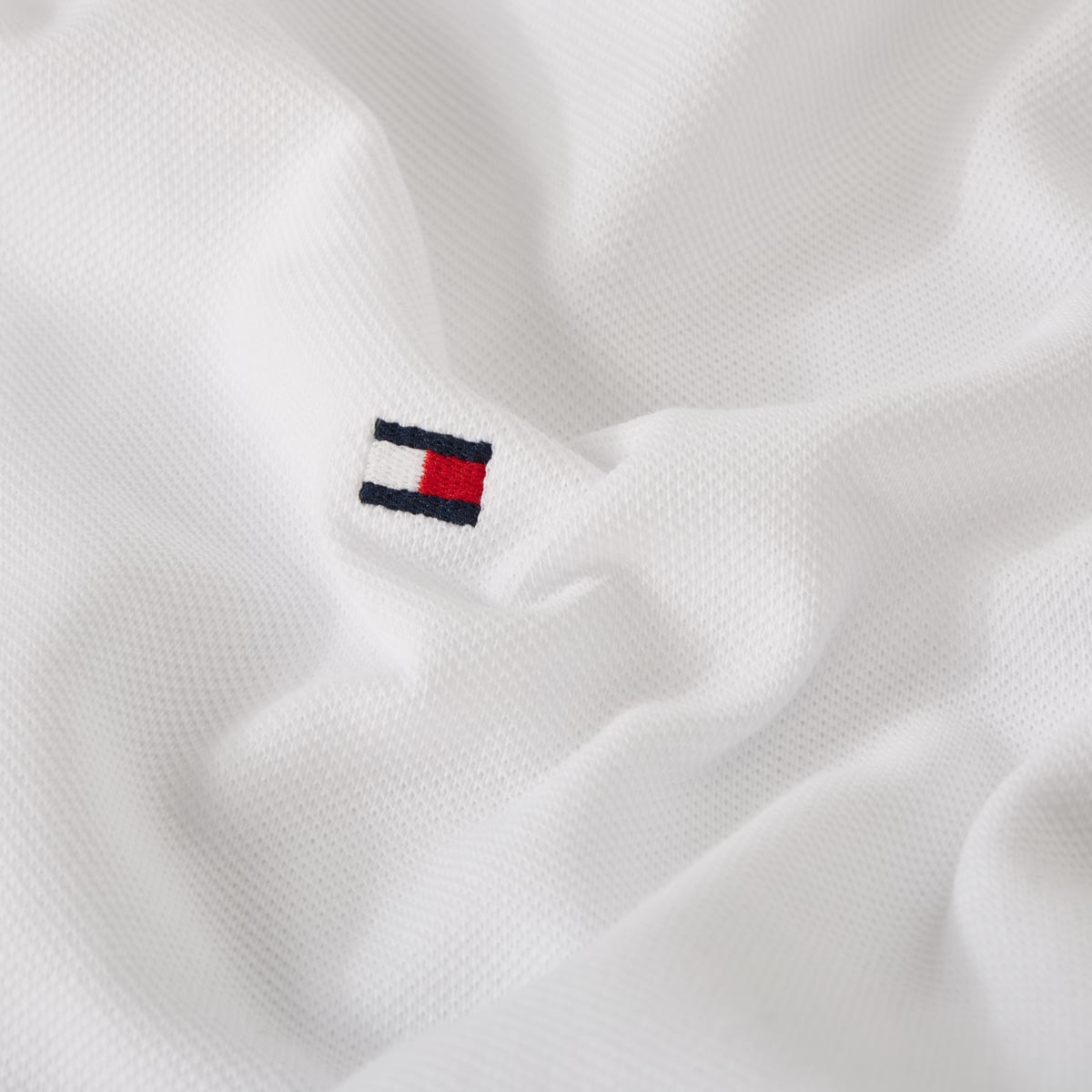 Tommy Hilfiger Poloshirt mit Stretch weiß