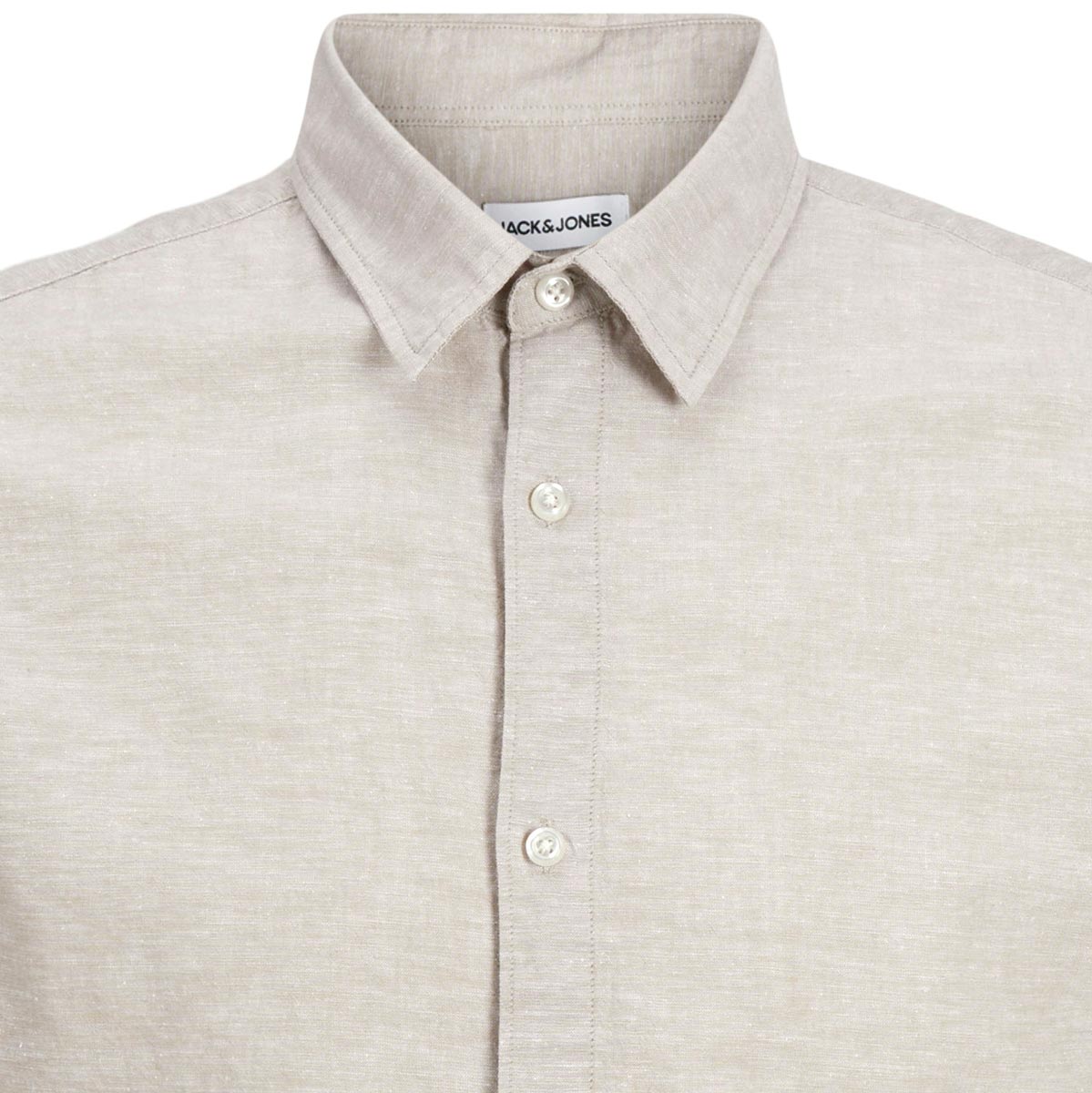Jack&Jones Freizeithemd mit Leinen beige