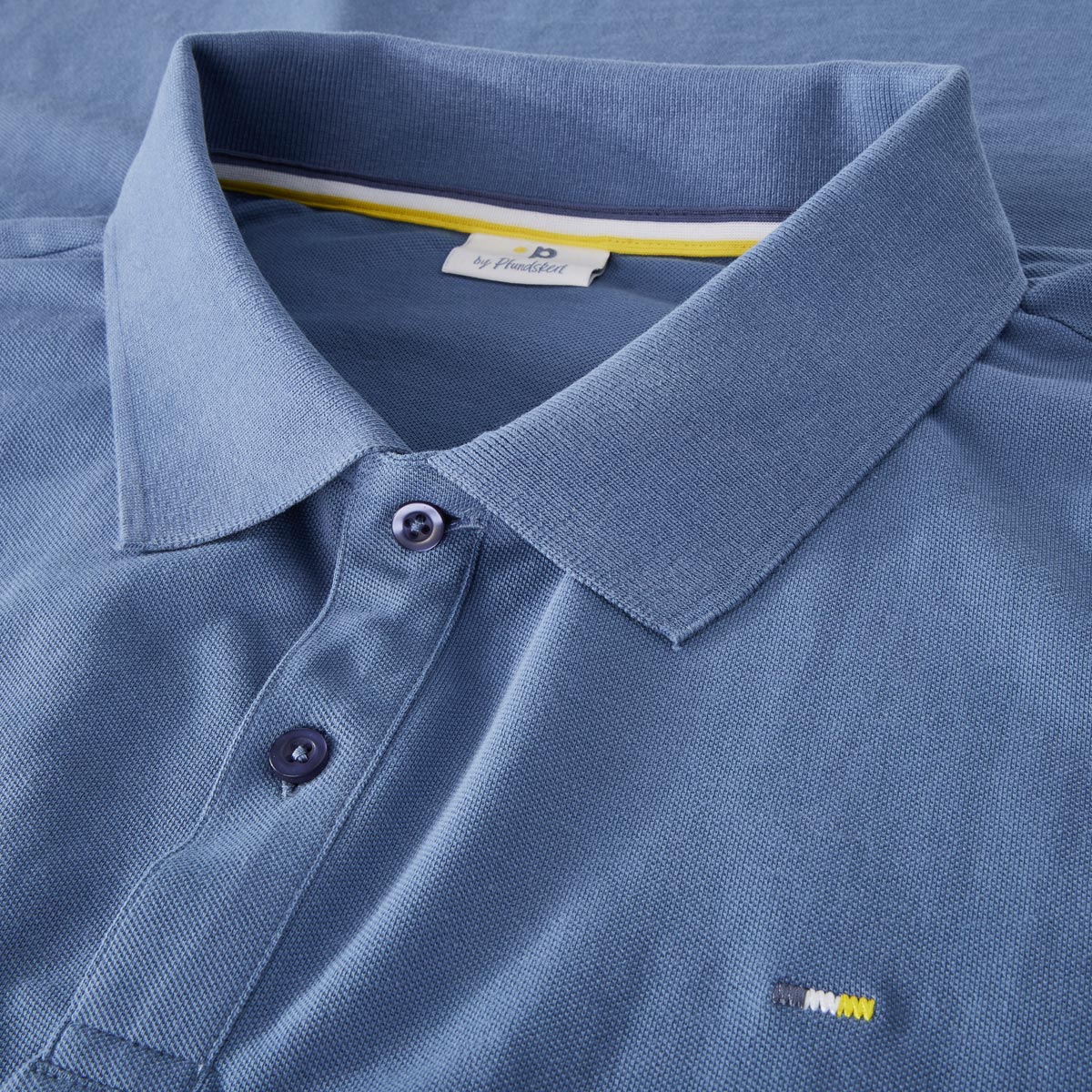 Pfundskerl Poloshirt aus Baumwolle jeansblau