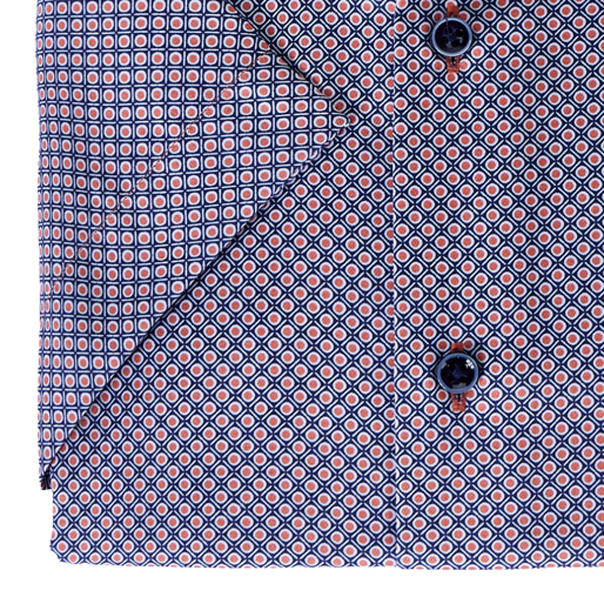 ETERNA Businesshemd, kurzarm, bügelfrei orange