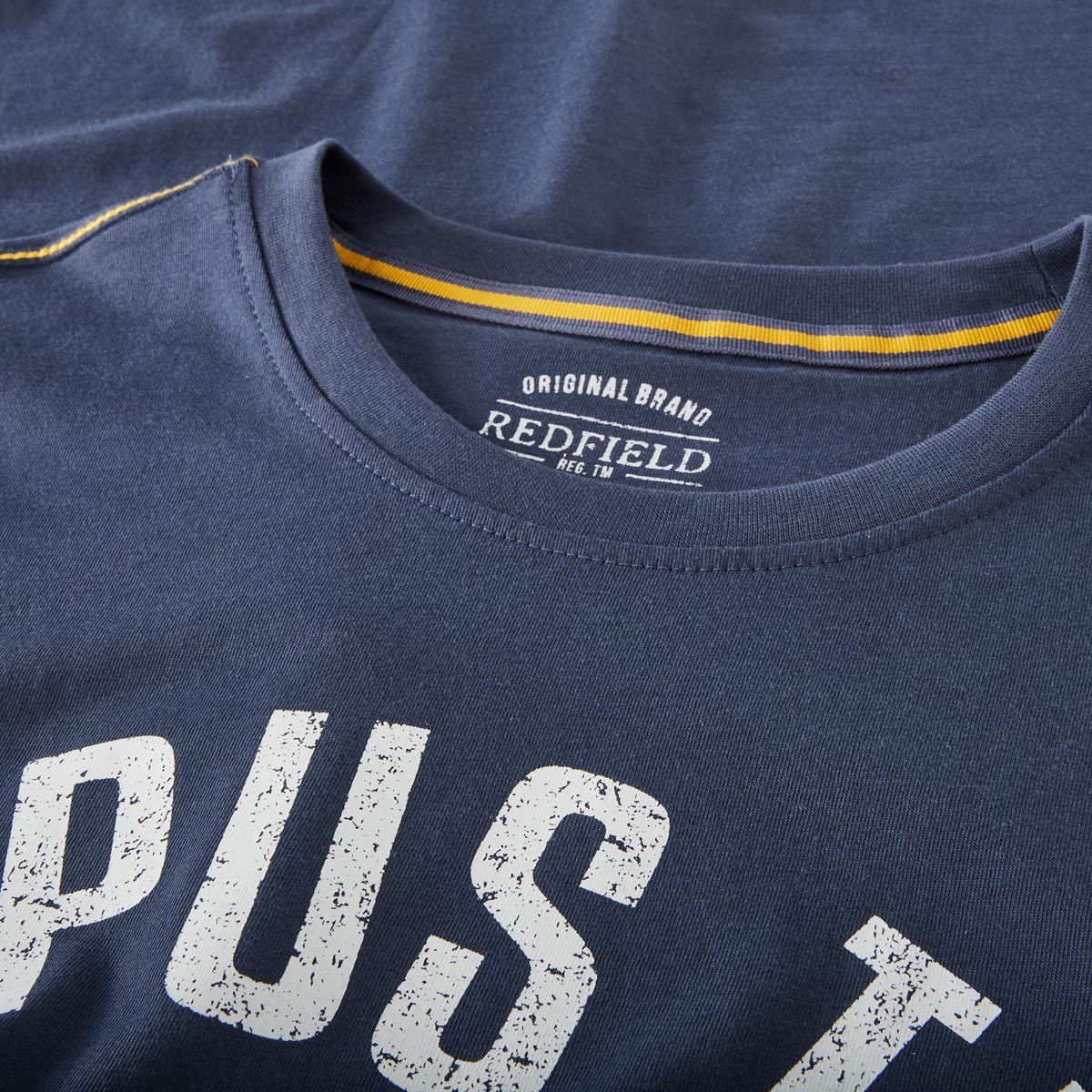 Redfield Longsleeve mit Print dunkelblau