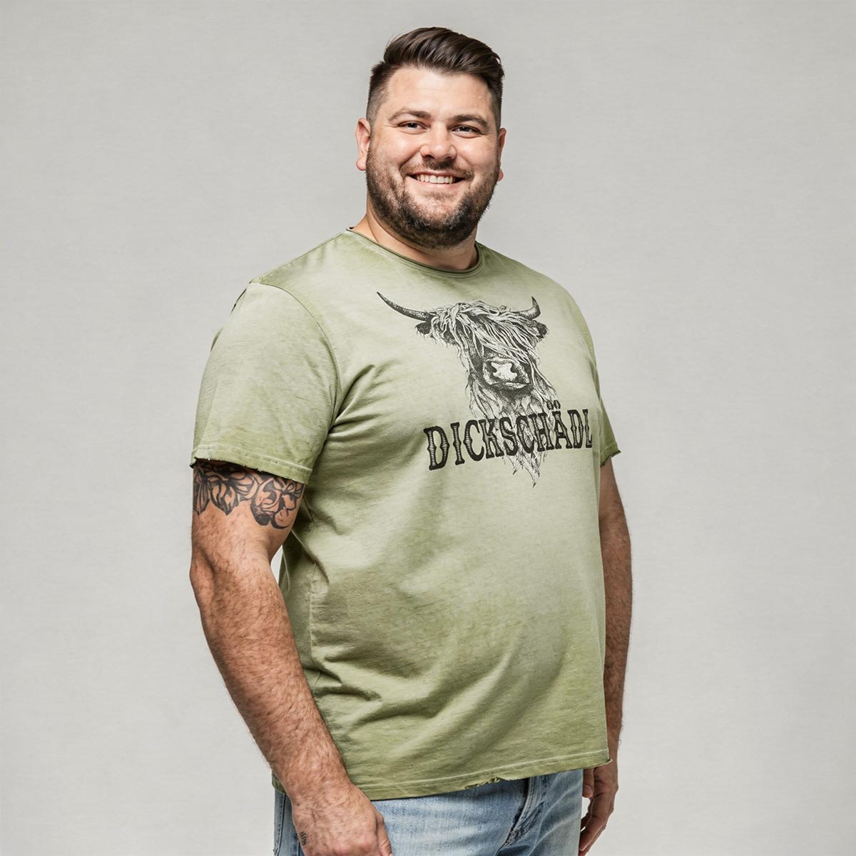 Pfundskerl T-Shirt aus Biobaumwolle oliv