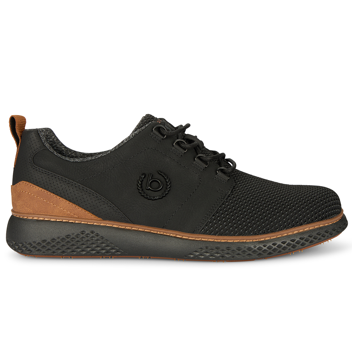 bugatti Schnürschuh mit "Memory Foam" Einlage schwarz