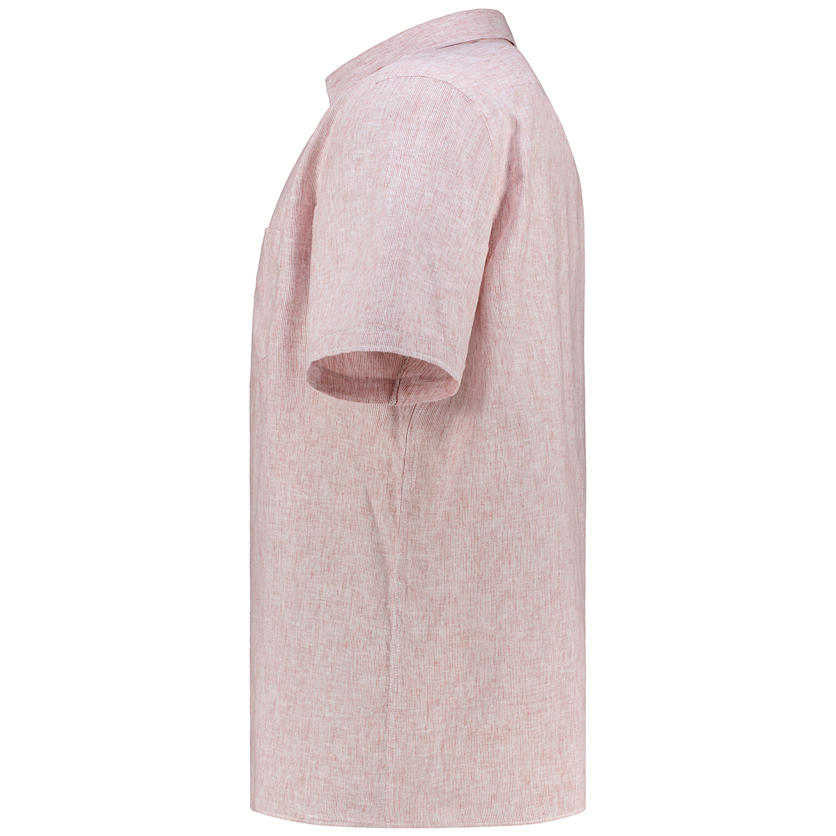 CASA MODA Freizeithemd aus Leinenmischung, Short Style orange