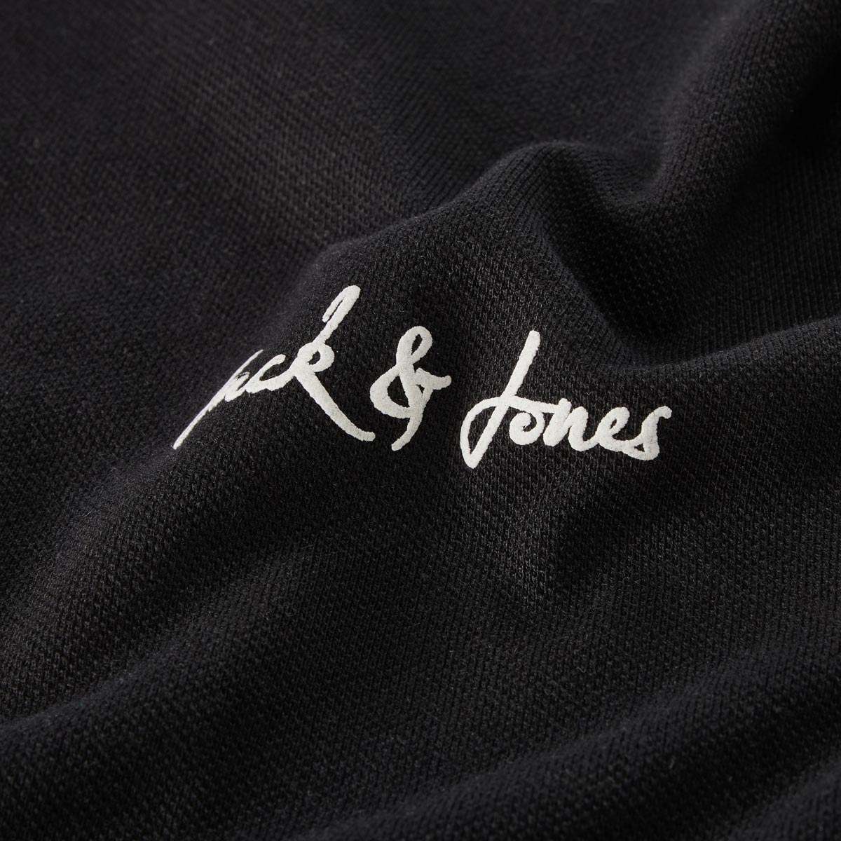 Jack&Jones Poloshirt mit Kontrastdetails schwarz