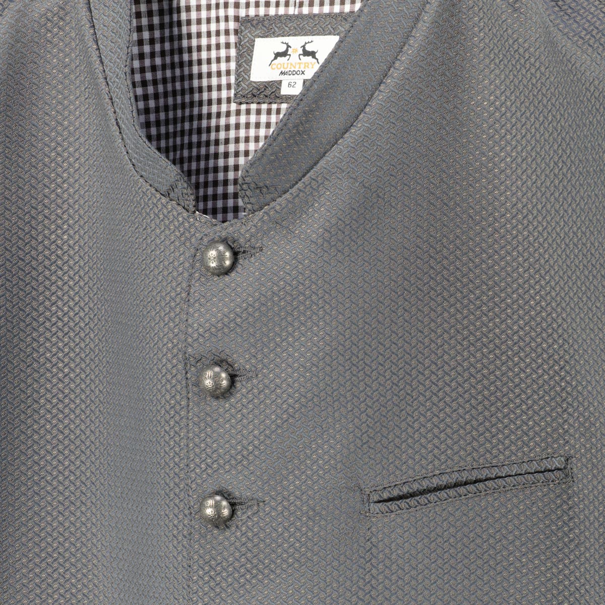 Maddox Trachtenweste grau