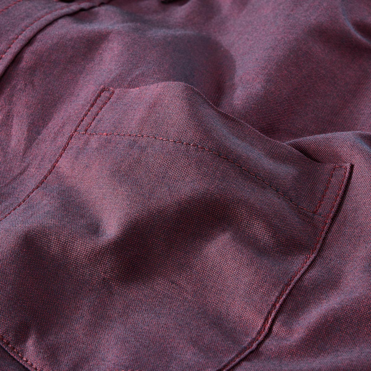 Pfundskerl Freizeithemd aus Baumwolle dunkelrot