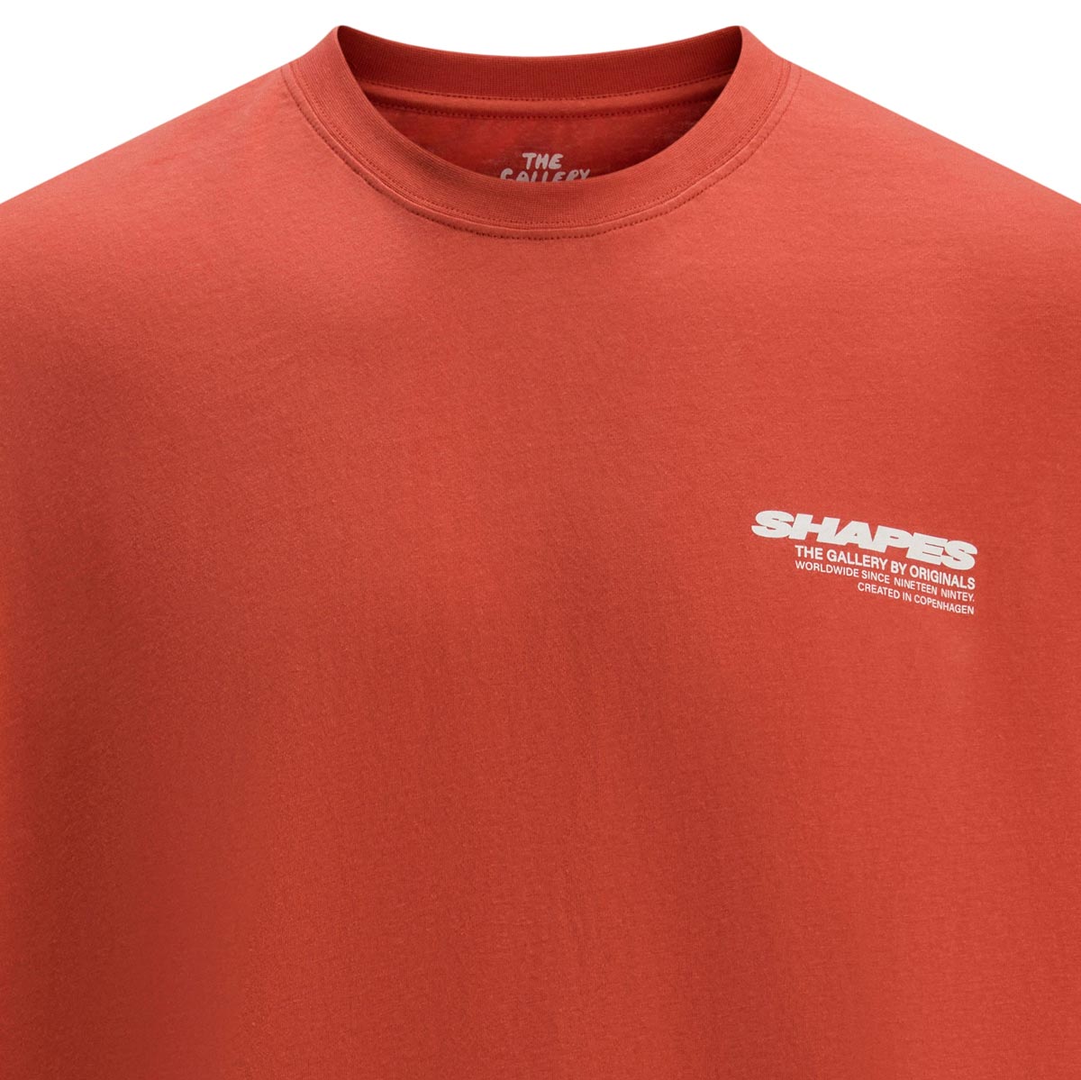 Jack&Jones T-Shirt mit Print auf Vorder- und Rückseite orange