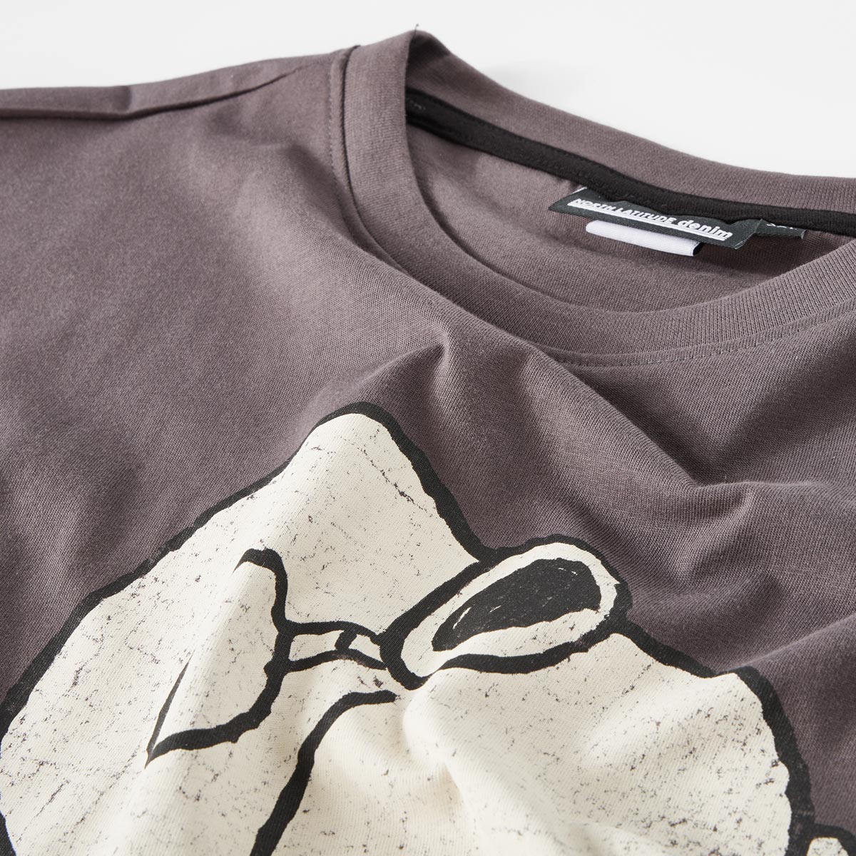 North T-Shirt mit Peanuts-Print grau