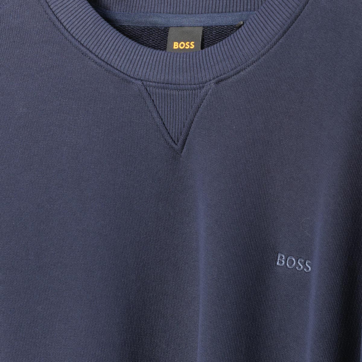 BOSS Sweatshirt mit Stretch dunkelblau