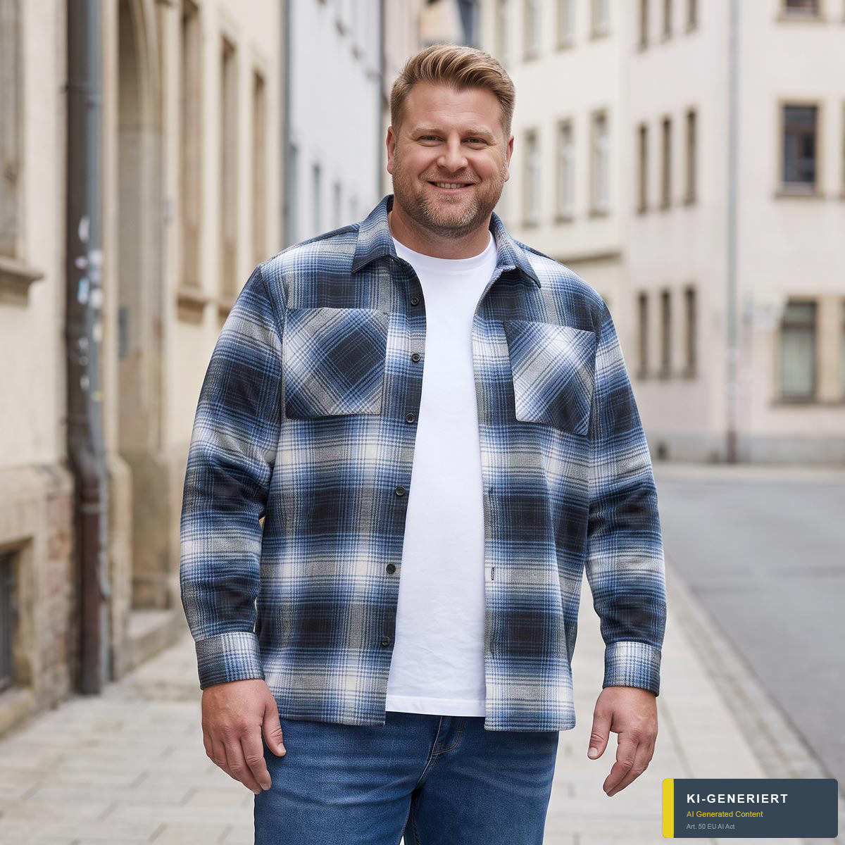 Jack&Jones Overshirt dunkelblau