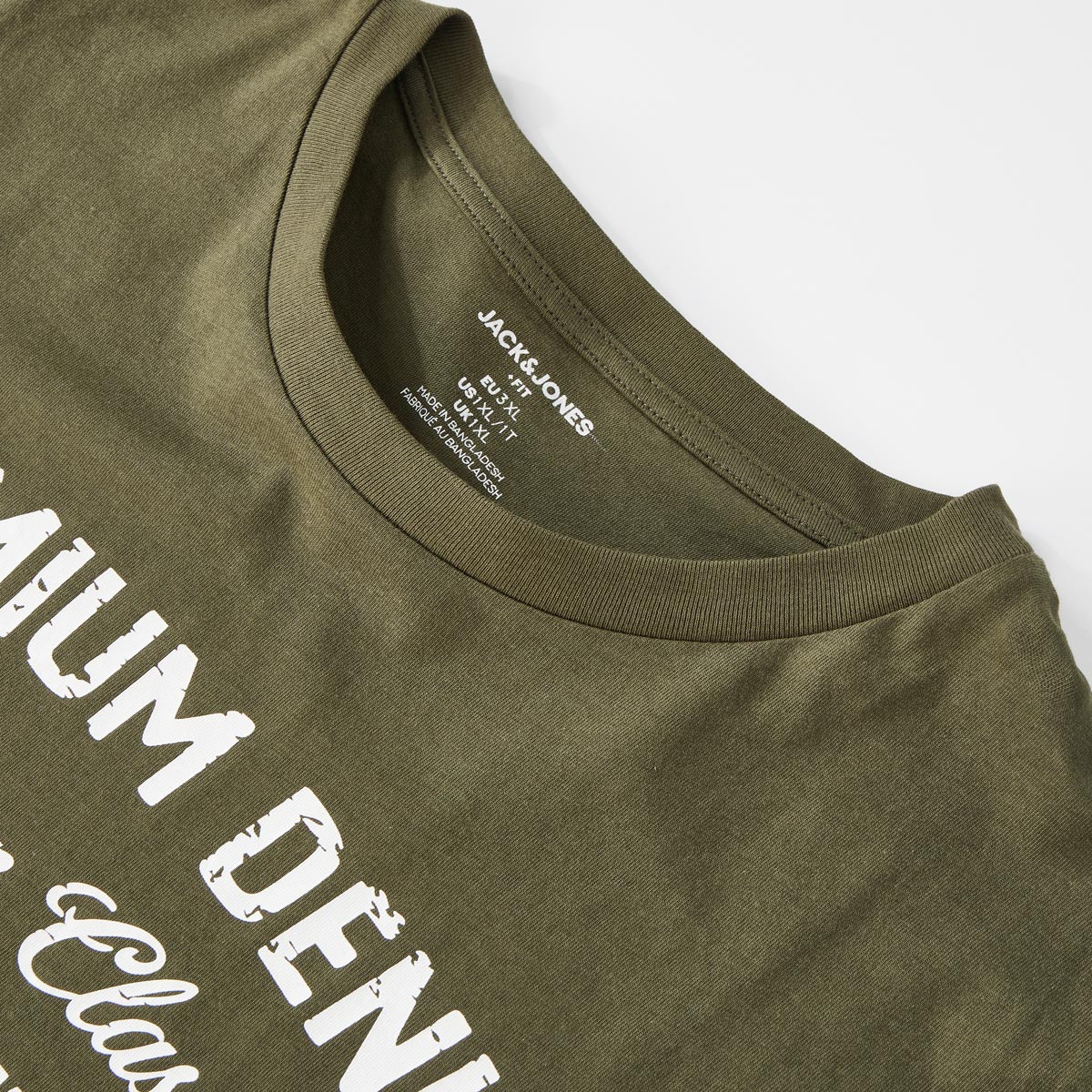 Jack&Jones T-Shirt aus Biobaumwolle oliv