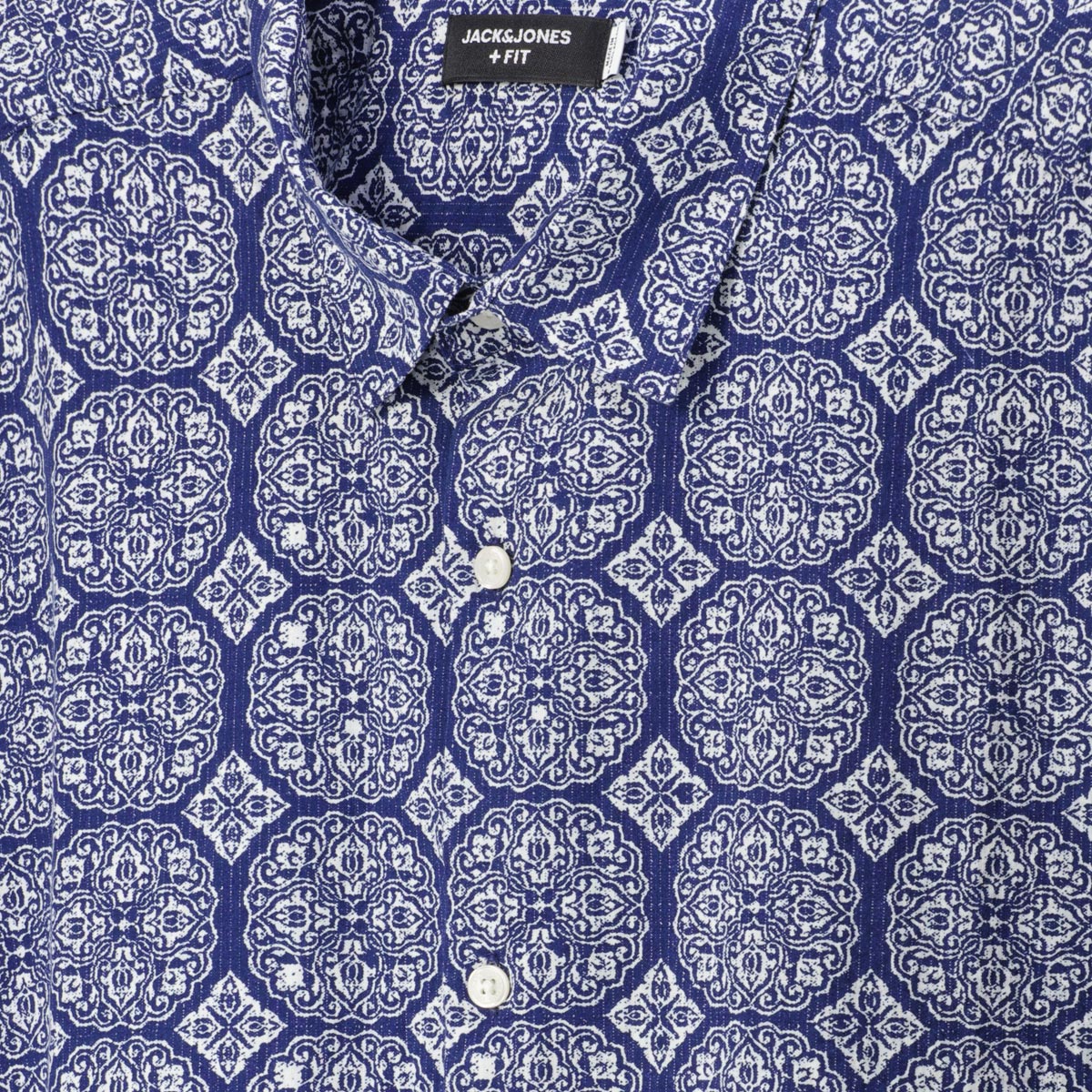 Jack&Jones Freizeithemd mit Viskose blau