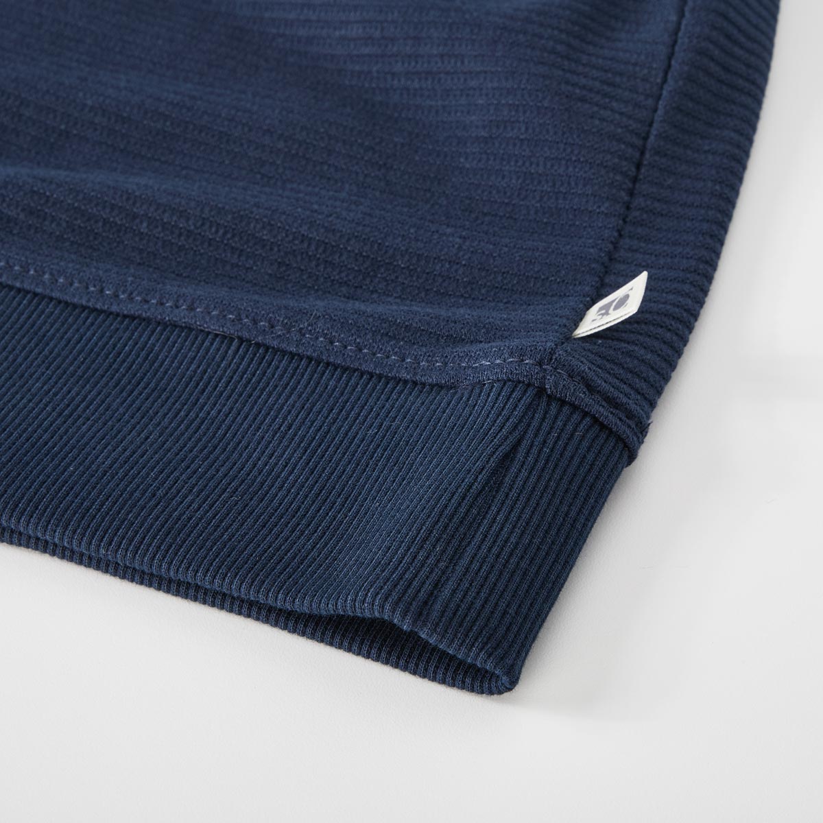 s.Oliver T-Shirt mit Strukturgewebe blau