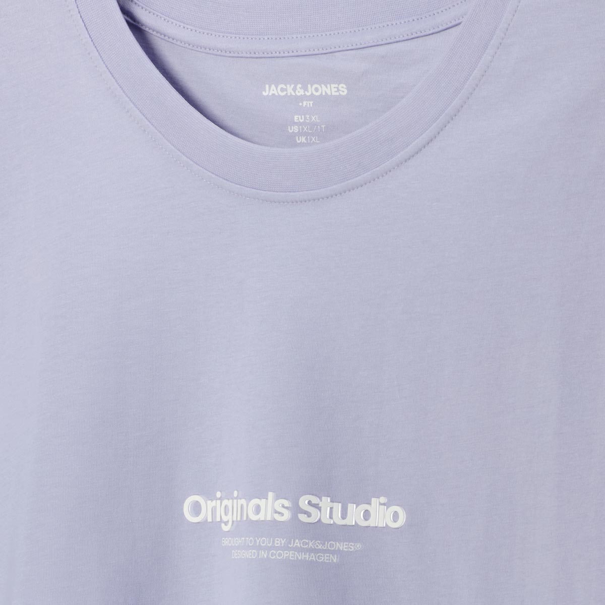 Jack&Jones T-Shirt mit Label-Print flieder