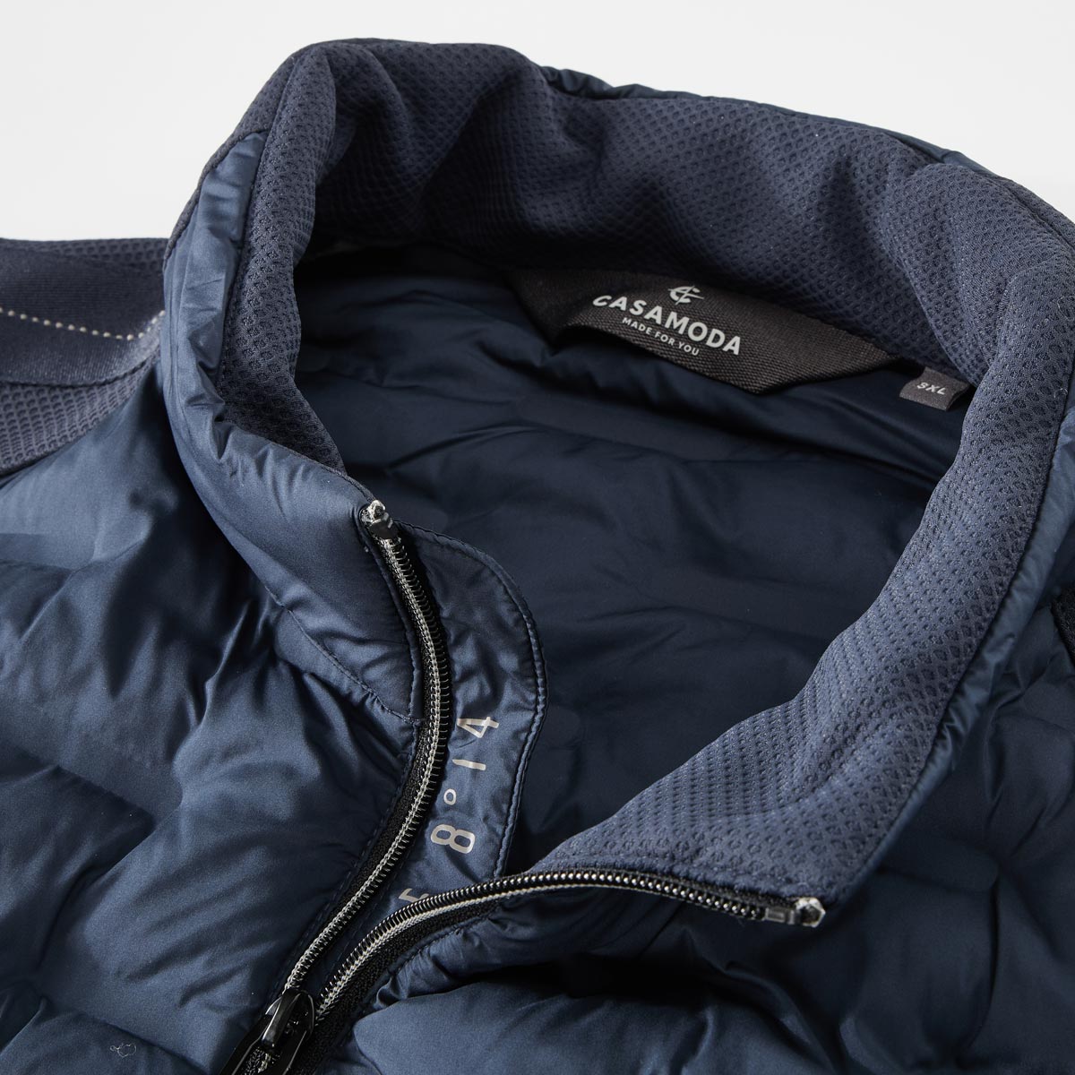 CASA MODA Steppjacke, wind- und wasserabweisend dunkelblau