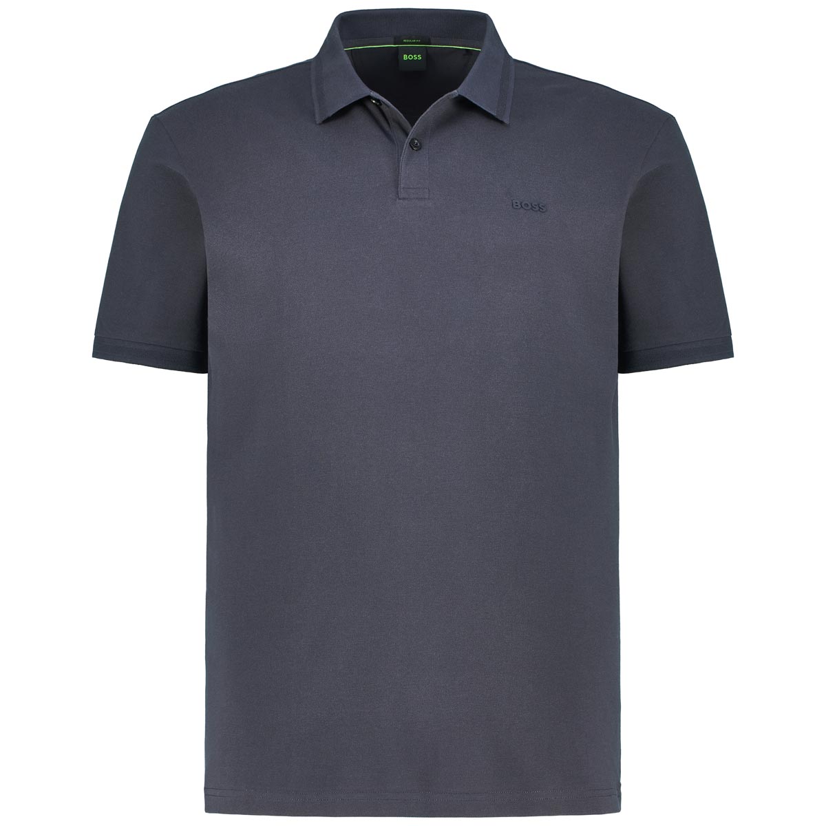 BOSS Poloshirt aus Baumwolle Farbe dunkelblau Größe: 5XL günstig online kaufen