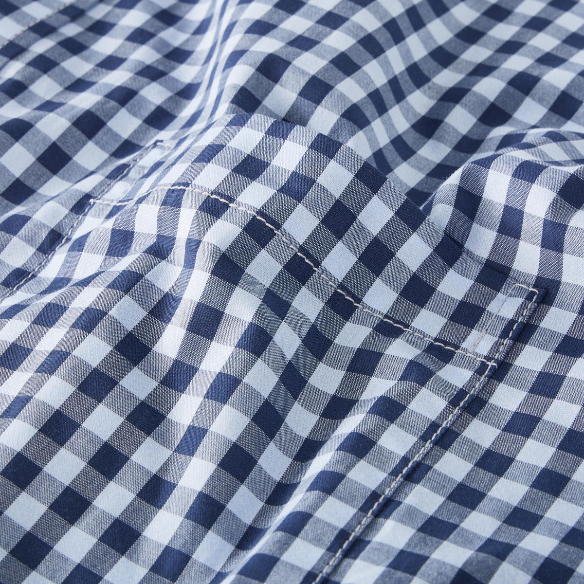 CASA MODA Freizeithemd mit Karomuster blau