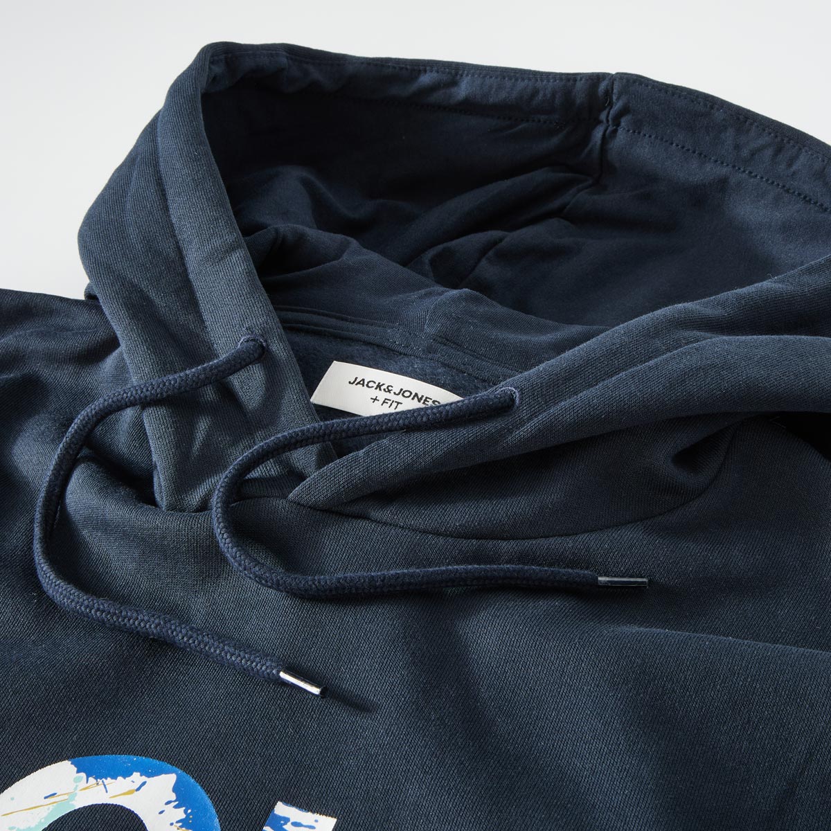 Jack&Jones Hoodie aus Baumwollmischung marine