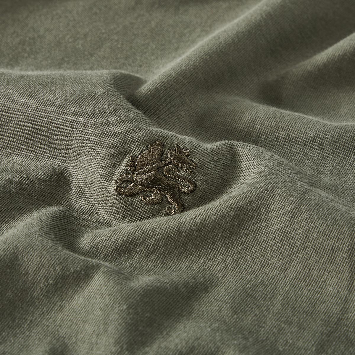 Lerros Longsleeve aus Baumwolle khaki