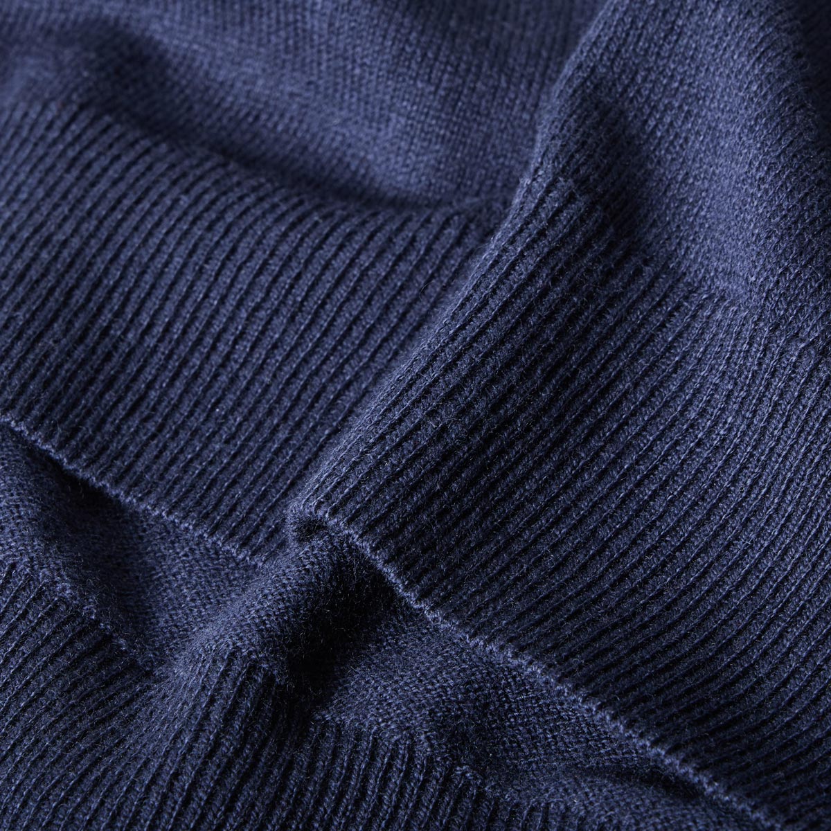 Gant Strickpullover mit Wolle dunkelblau