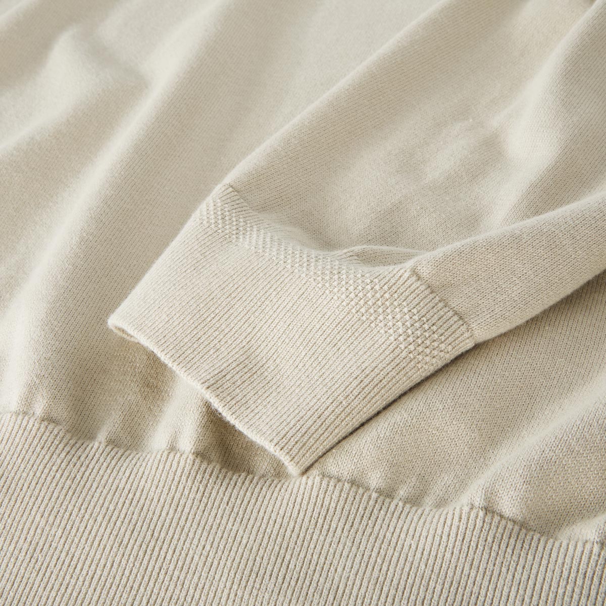 BOSS Troyer mit Elasthan beige