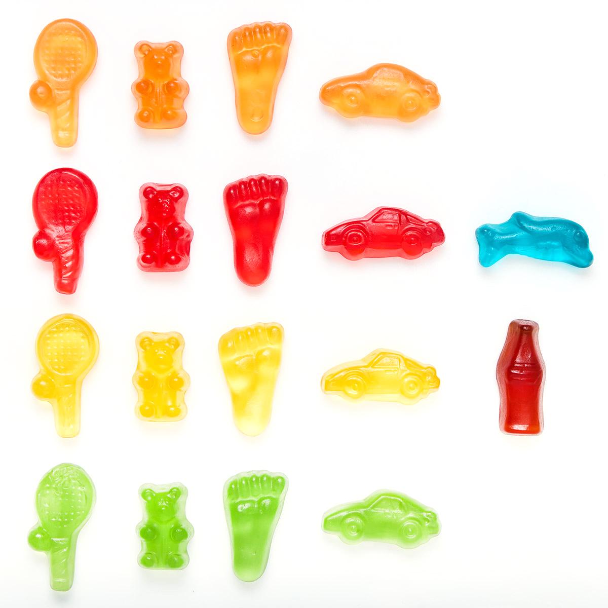 Trolli Bunte Mischung, 1 kg Folienbeutel rot