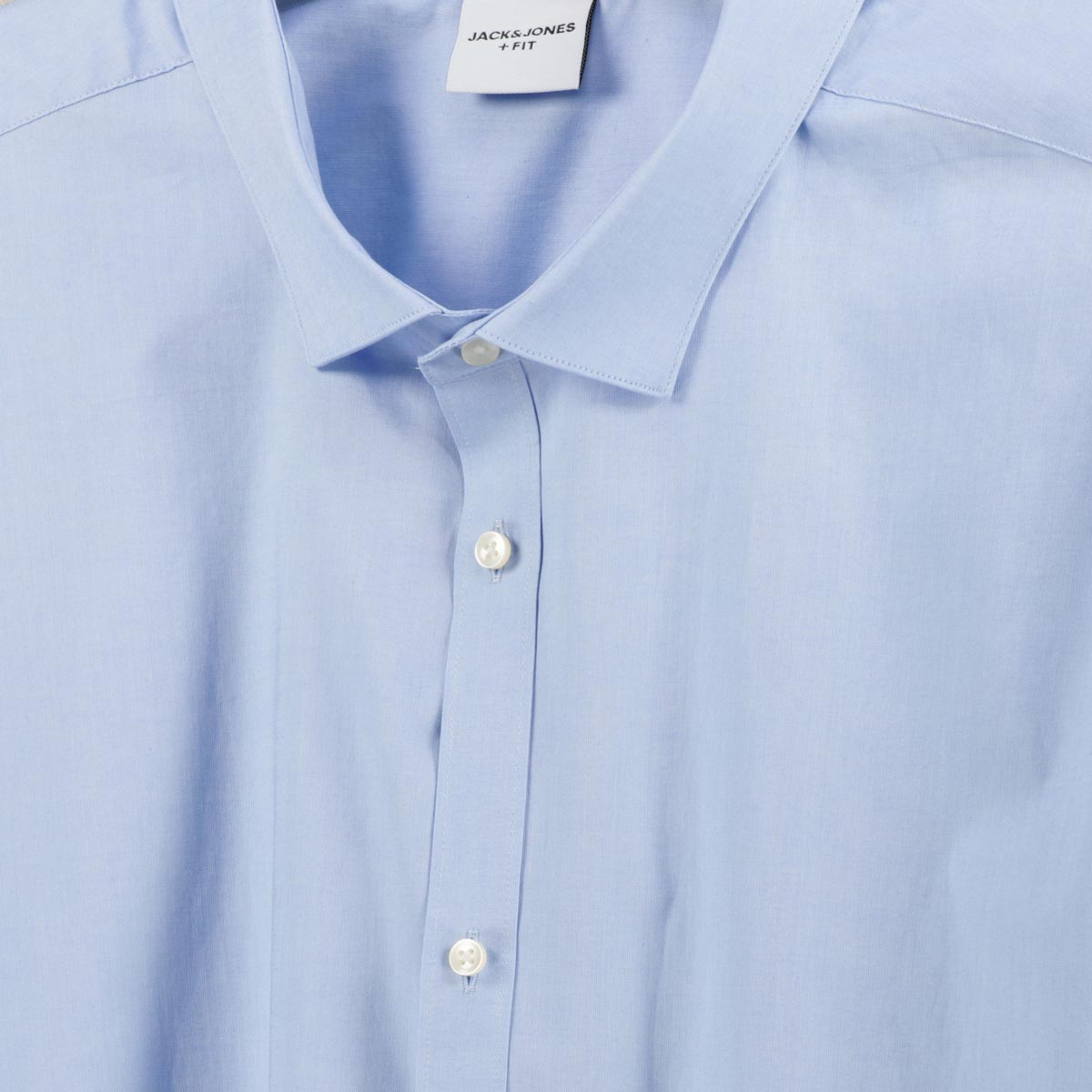 Jack&Jones Businesshemd mit Stretch, langarm hellblau