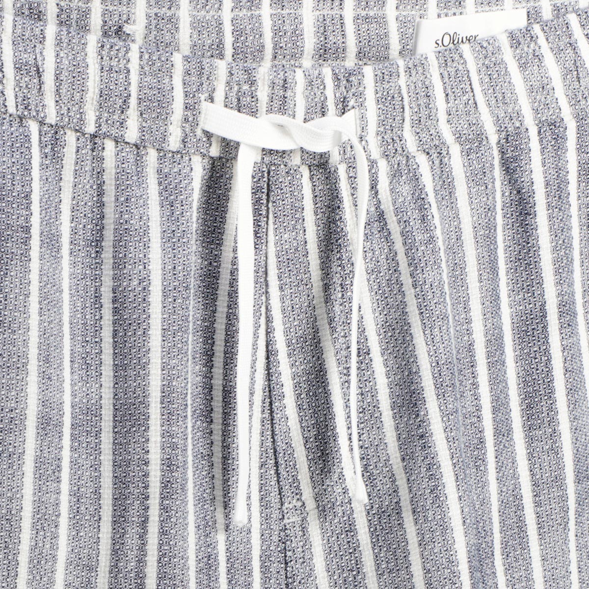 s.Oliver Chino-Shorts aus Baumwolle blau