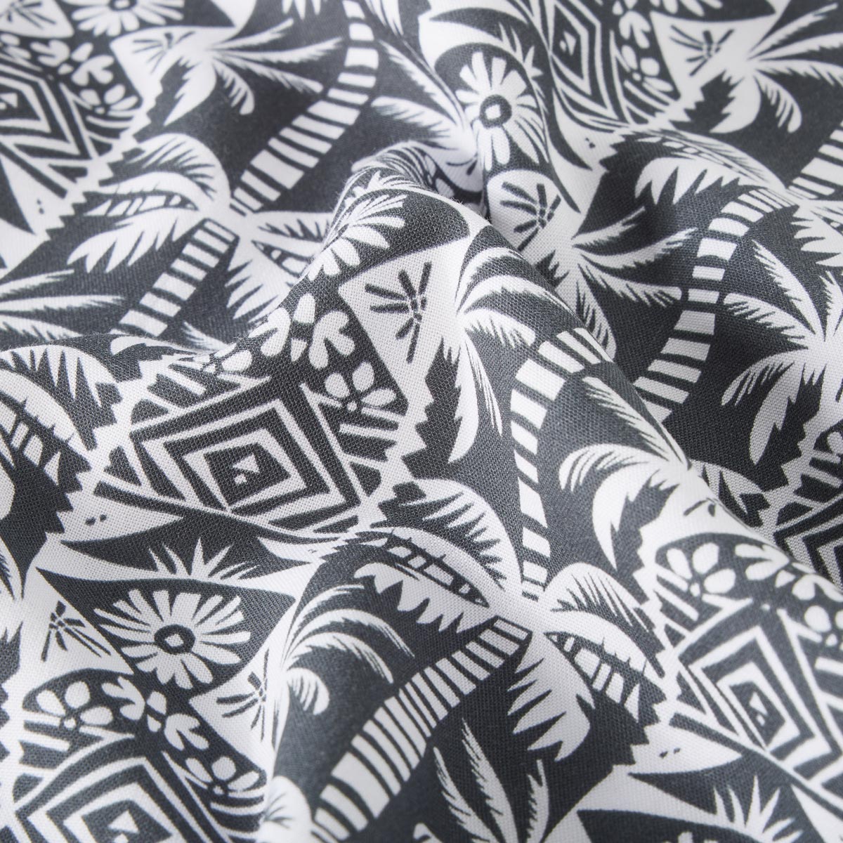 North Freizeithemd mit Allover-Muster grün