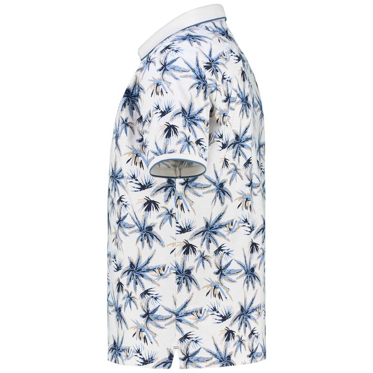 CASA MODA Poloshirt mit Motiv-Print Farbe natur Größe: 3XL günstig online kaufen